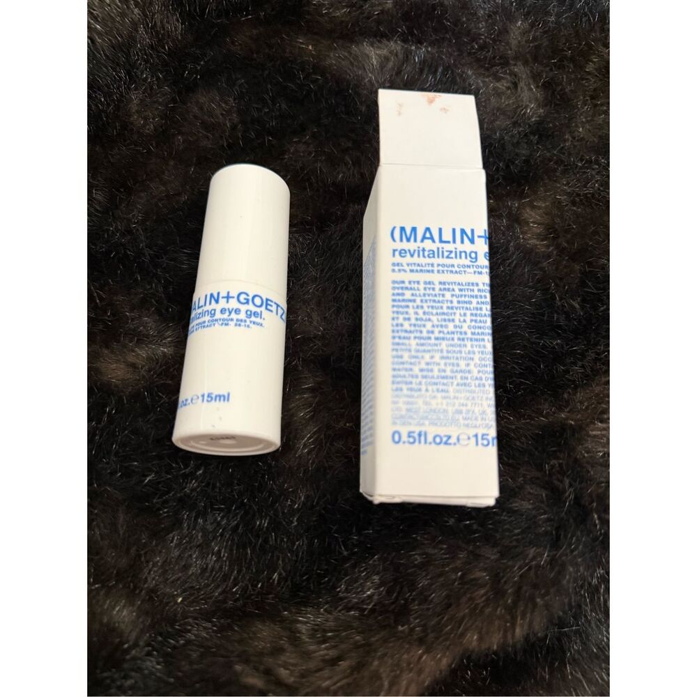 NEW NIB ( Malin + Goetz ) Revitalizing Eye Gel Full Size .5 OZ